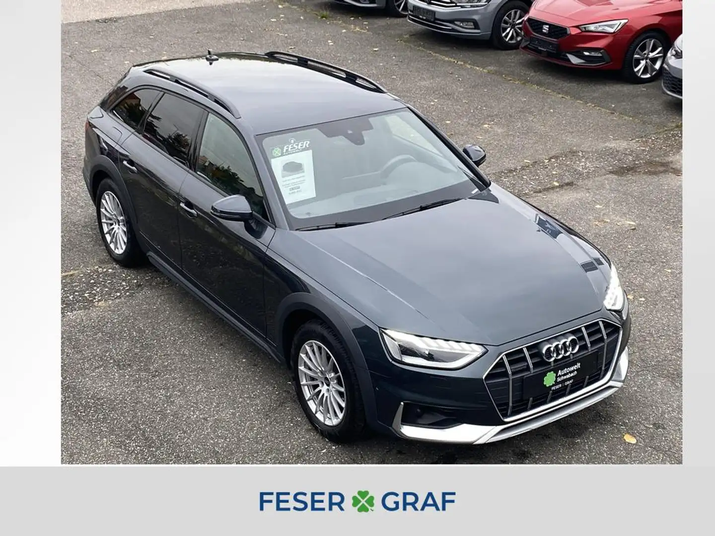 Audi A4 allroad 40 TDI Str qu AHK LED NAV eKLAP SOUND Grau - 1