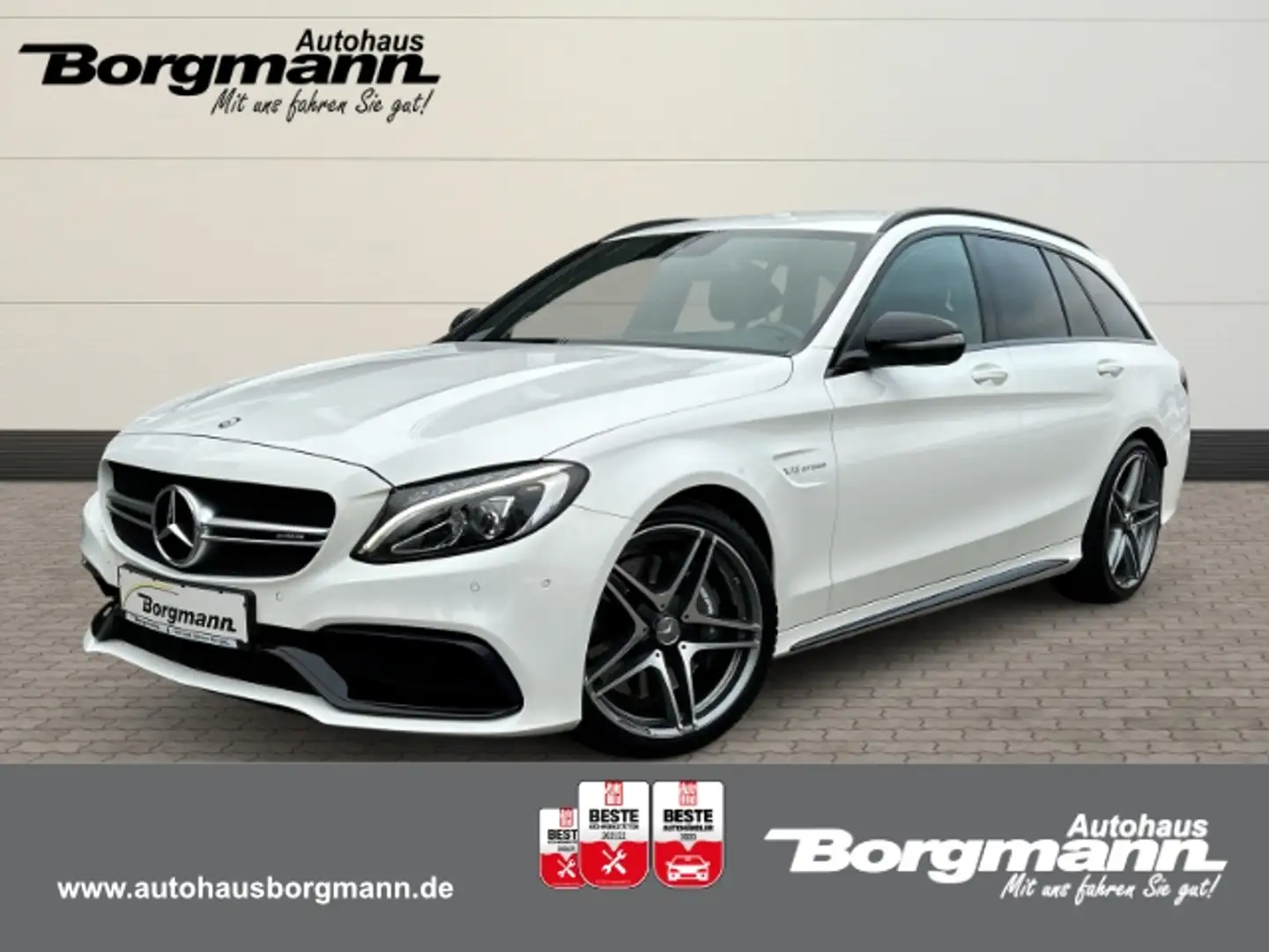 Mercedes-Benz C 63 AMG T-Modell Top Zustand - Mtl. Rate 476€ Weiß - 1