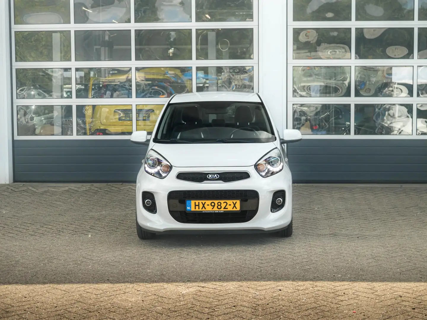 Kia Picanto 1.0 CVVT DynamicLine l half leder half alcantara l Blanco - 2