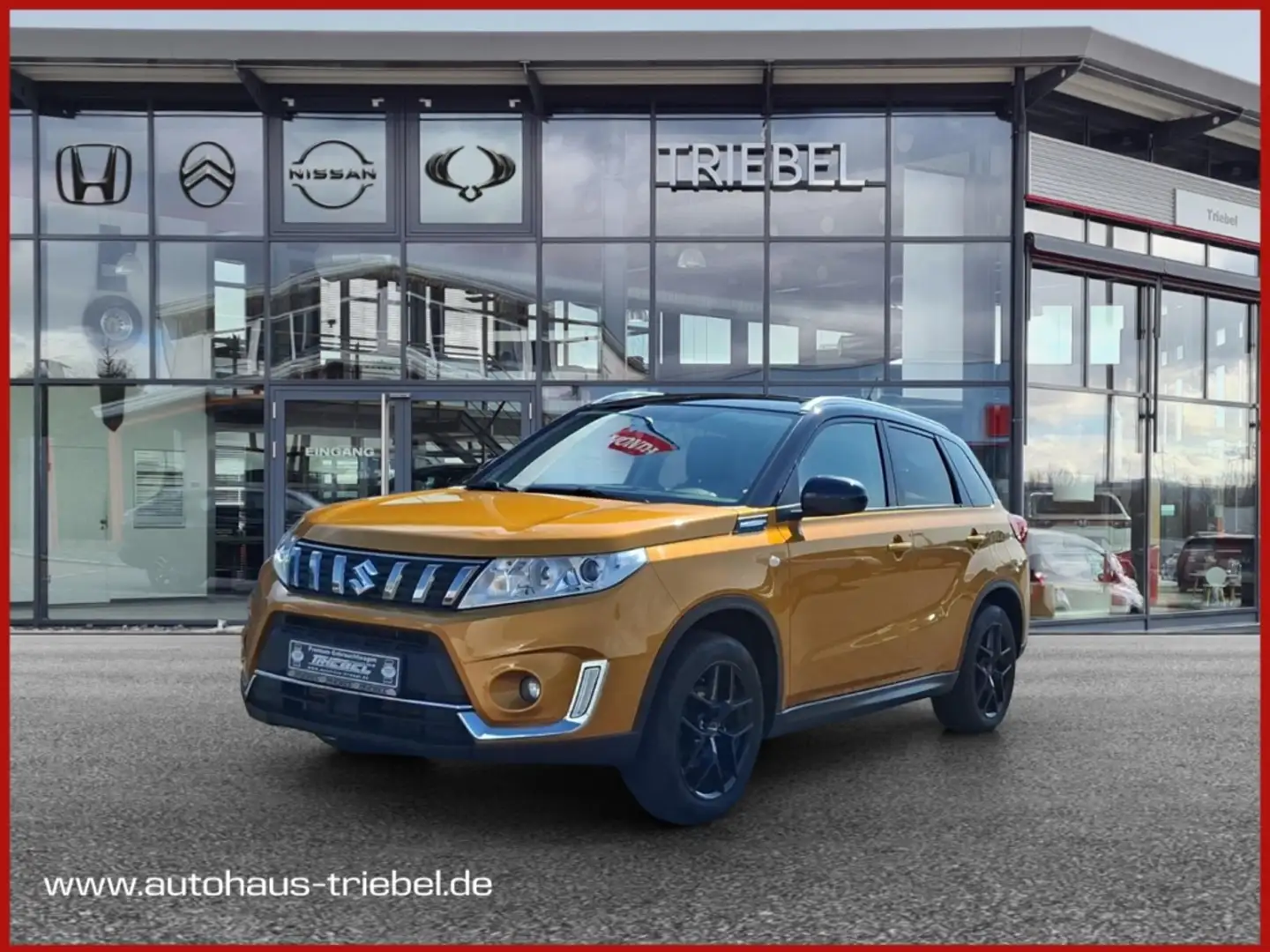 Suzuki Vitara Comfort 4x4  1,0T°AAC°Navi°SHZ°DAB°AHK° Желтый - 1
