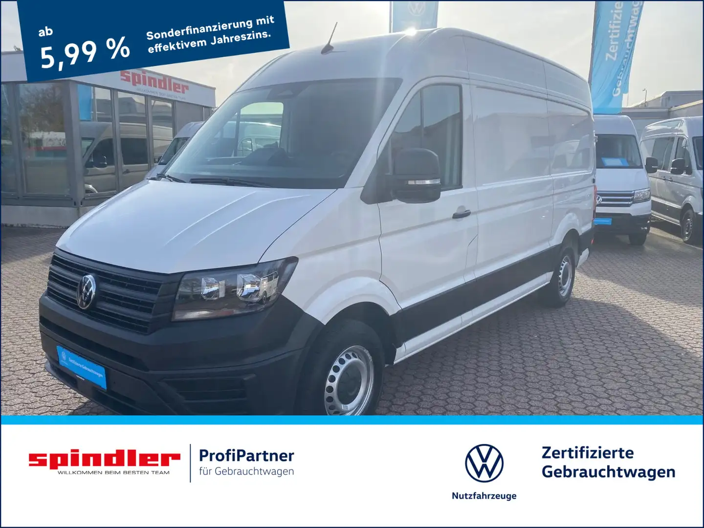 Volkswagen Crafter 35Kasten L2H2/ Klima, App, RFK, PDC, SHZ Weiß - 1