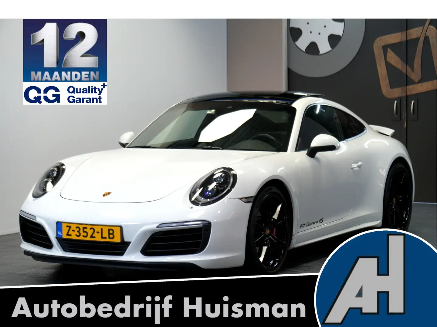 Porsche 991 3.0 Carrera 4S 309kW/420pk PDK7 SPORT CHRONO + PAN Blanc - 1