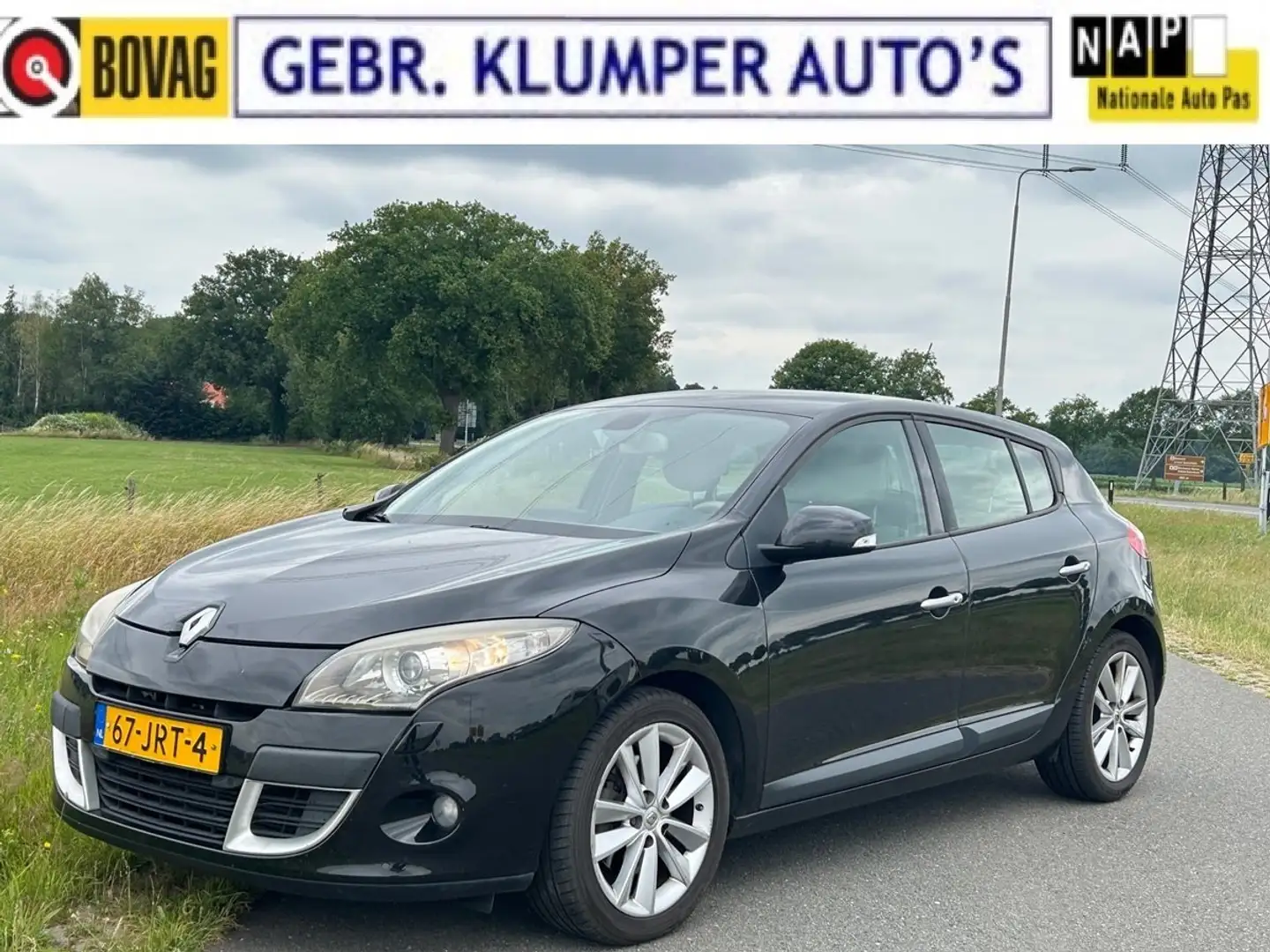 Renault Megane 2.0 TCe Privilège, Leer, Navi, Cruise, ECC, 17" Чорний - 1