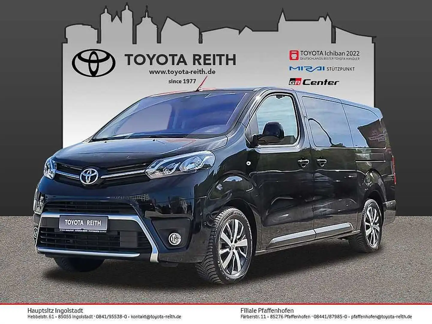 Toyota Proace 2,0-l-D-4D L2 (9-Si.) Verso Shuttle Comfort Schwarz - 1