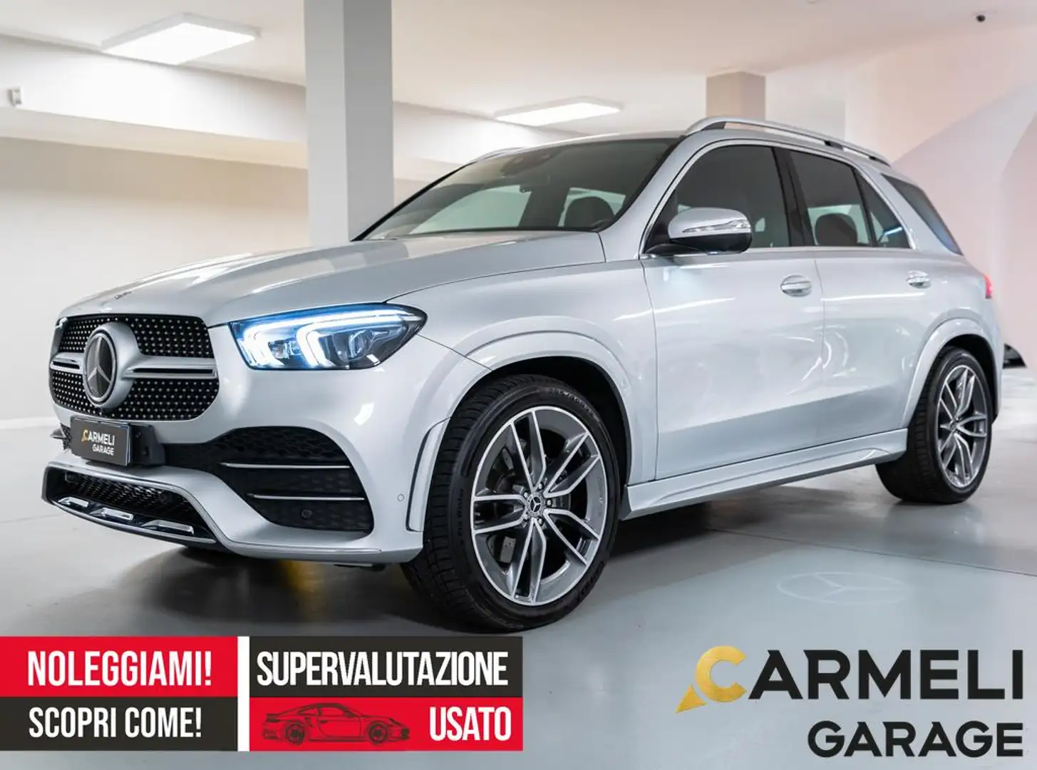 Mercedes-Benz GLE 400 d 4Matic Premium CERCHI 22-PACK OFF-ROAD-SEDILI Argento - 1