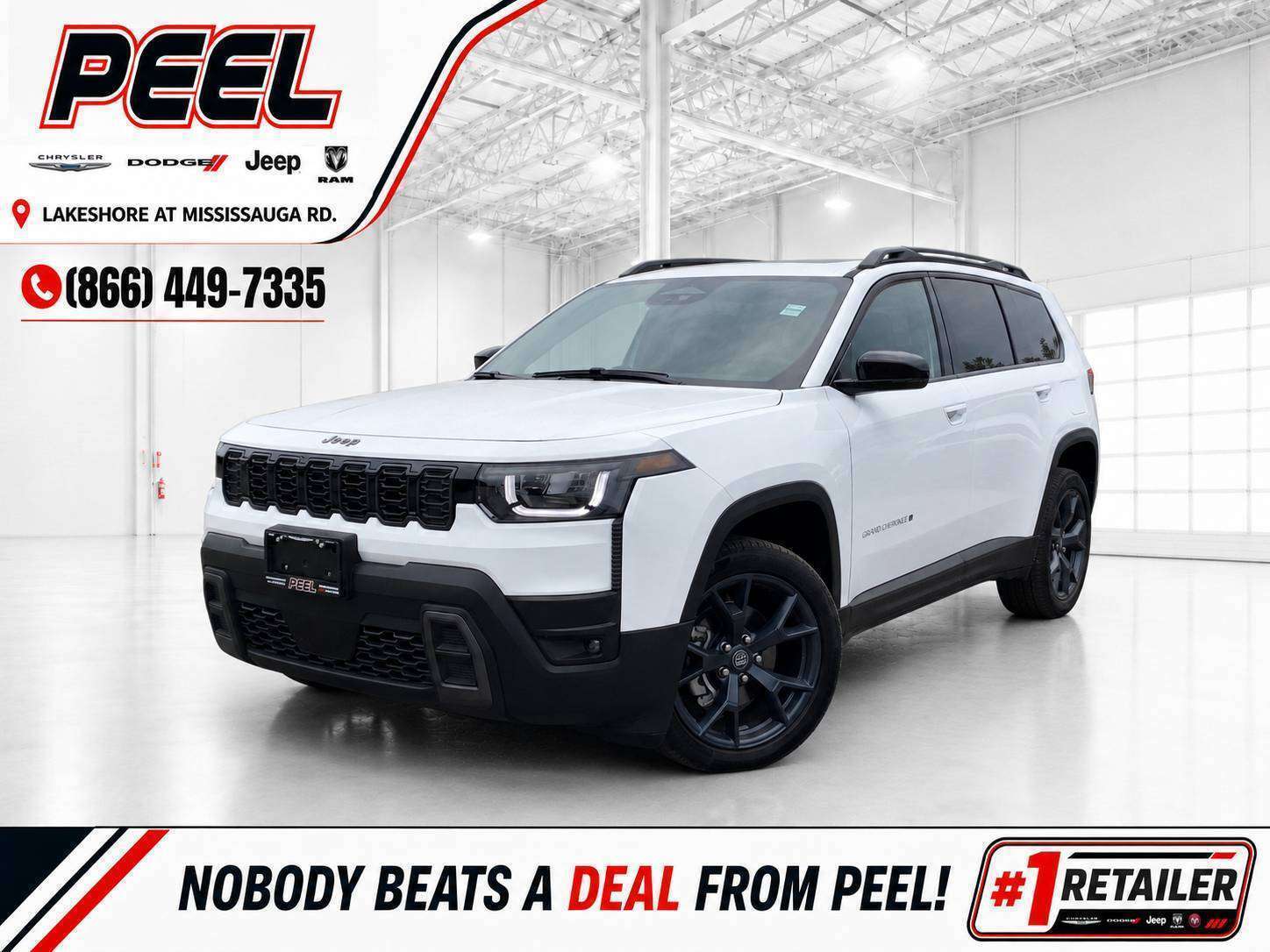 White 2026 Jeep Cherokee SUV / Crossover Four-Wheel Drive Automatic