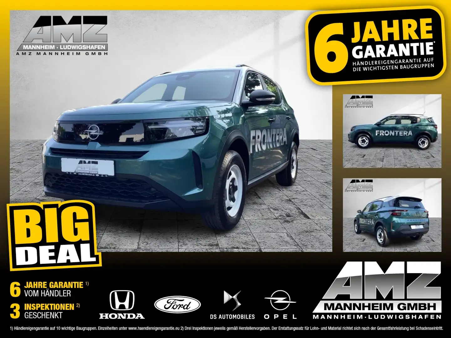 Opel Frontera 100kW 1.2 Edition +PDC SpurH Grün - 1