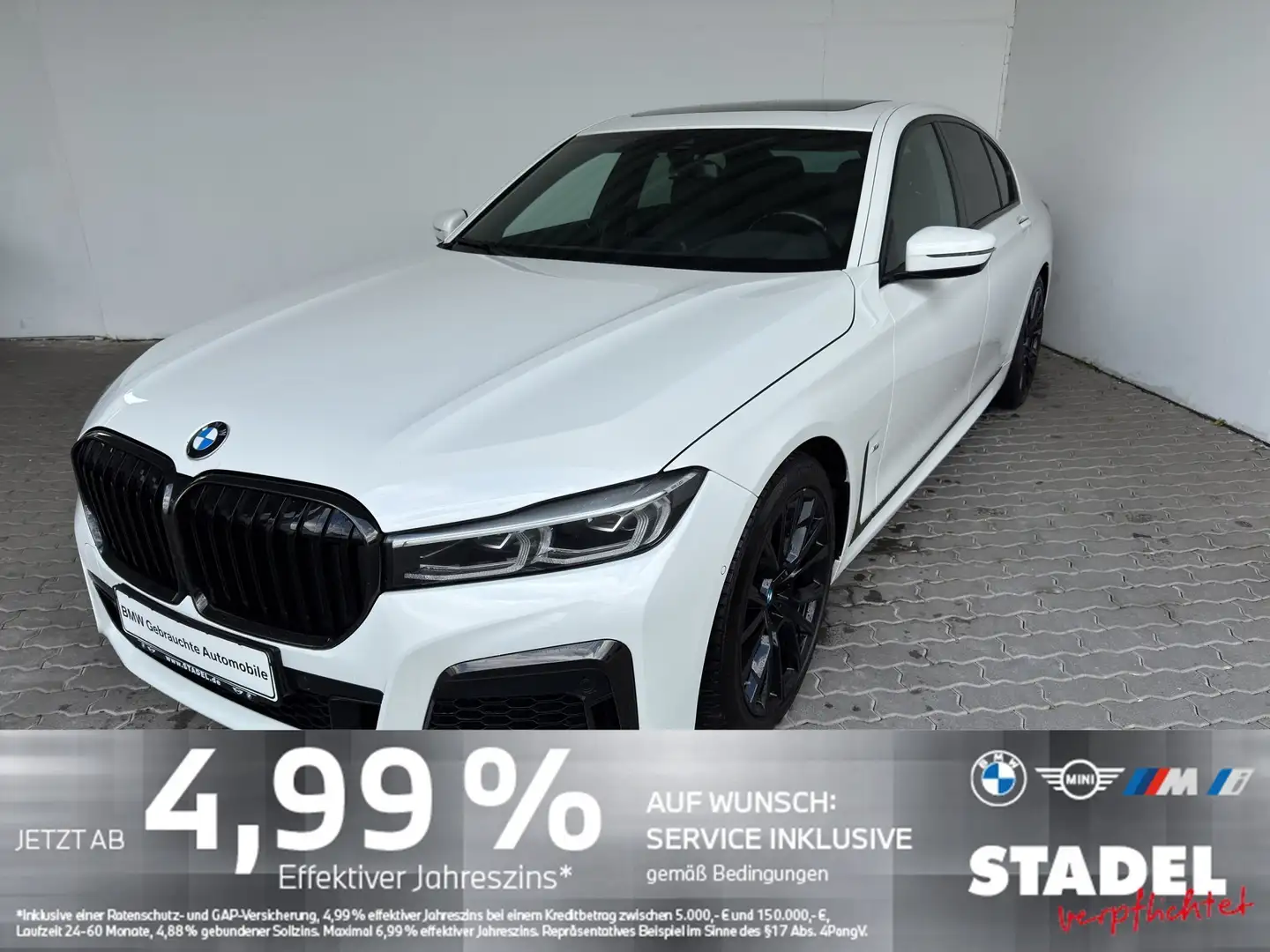 BMW 730 d M Sport Navi.LED.RFK.Gestik.MassageSz.HuD Blanc - 2