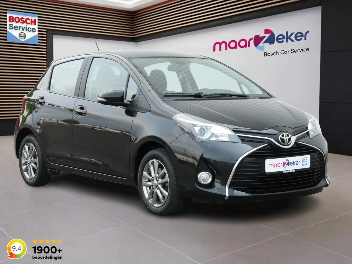 Toyota Yaris 1.3 VVT-i Aspiration ✅Stoelverw.✅Camera ✅All-Seaso Fekete - 1