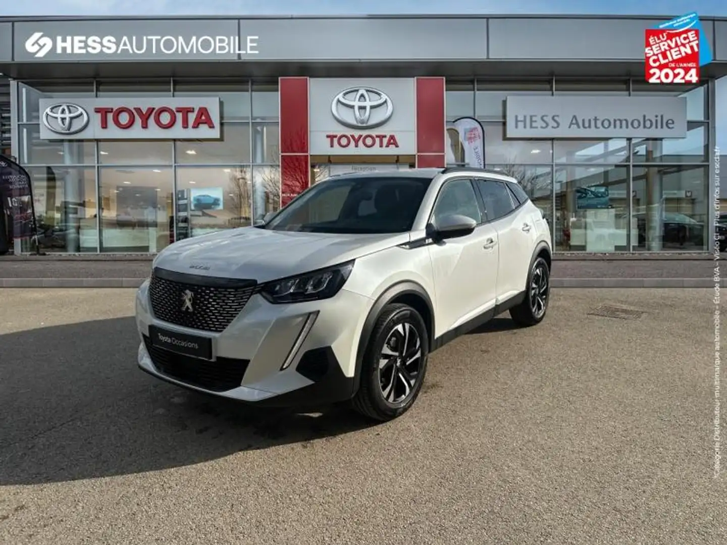 Peugeot 2008 1.2 PureTech 130ch S\u0026S Allure EAT8 Blanc - 1