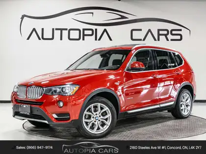 Red 2017 BMW X3 SUV / Crossover All-Wheel Drive Automatic