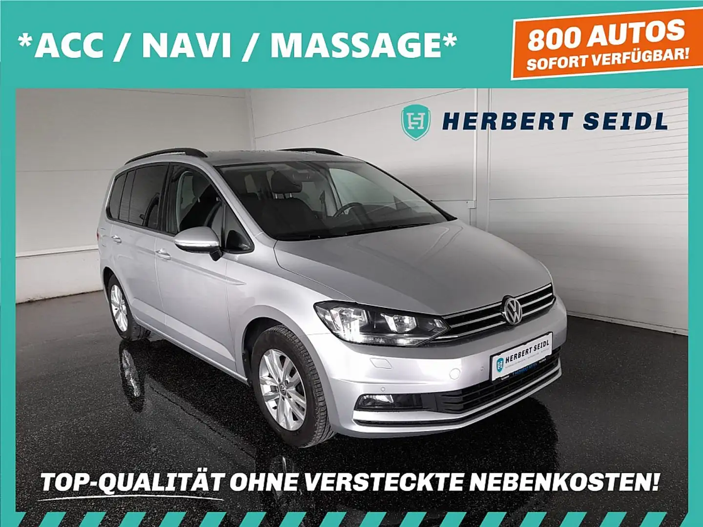 Volkswagen Touran CL 2,0 TDI *ACC / NAVI / SPORT MASSAGESITZ* Argent - 1