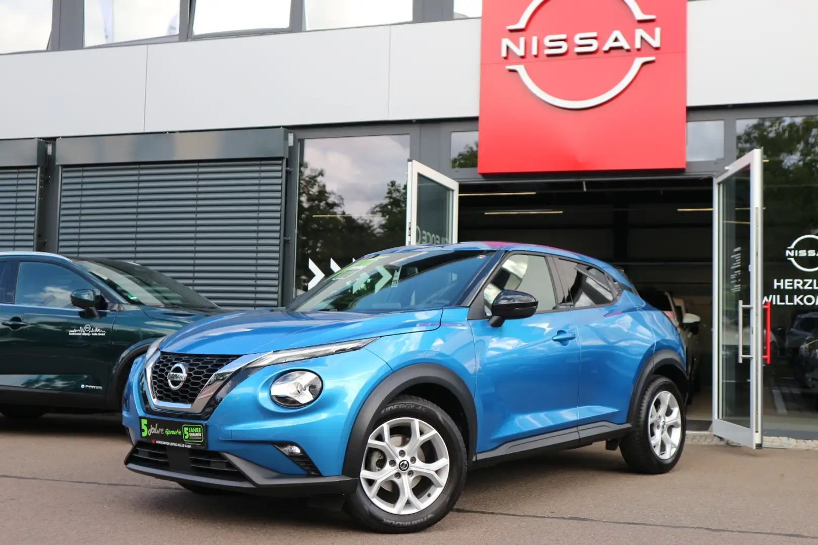 Nissan Juke 1.0 DIG-T N-Connecta LED+Navi+Kamera+AAC+SHZ Bleu - 2