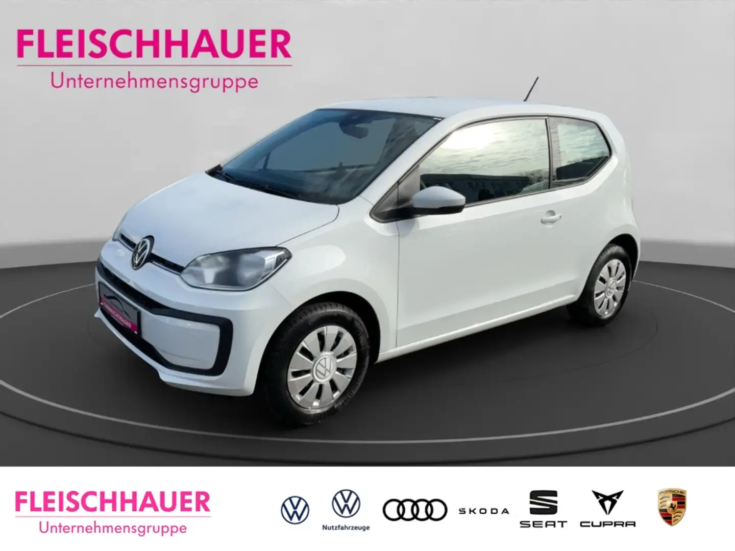 Volkswagen up! 1.0 EcoFuel CNG GA Klima BT  eFH Radio Weiß - 1