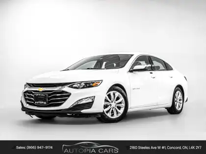 White 2019 Chevrolet Malibu Hybrid Sedan Front-Wheel Drive Automatic