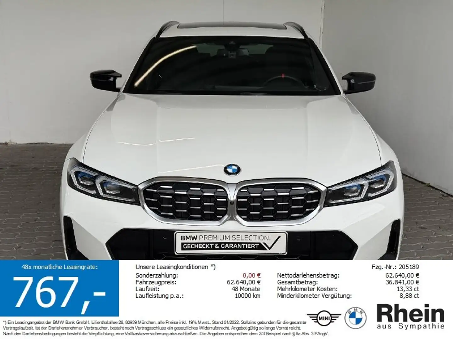 BMW 340 MdA xDrive Tour. M Paket LiveCock.DriveAss.GD Weiß - 1