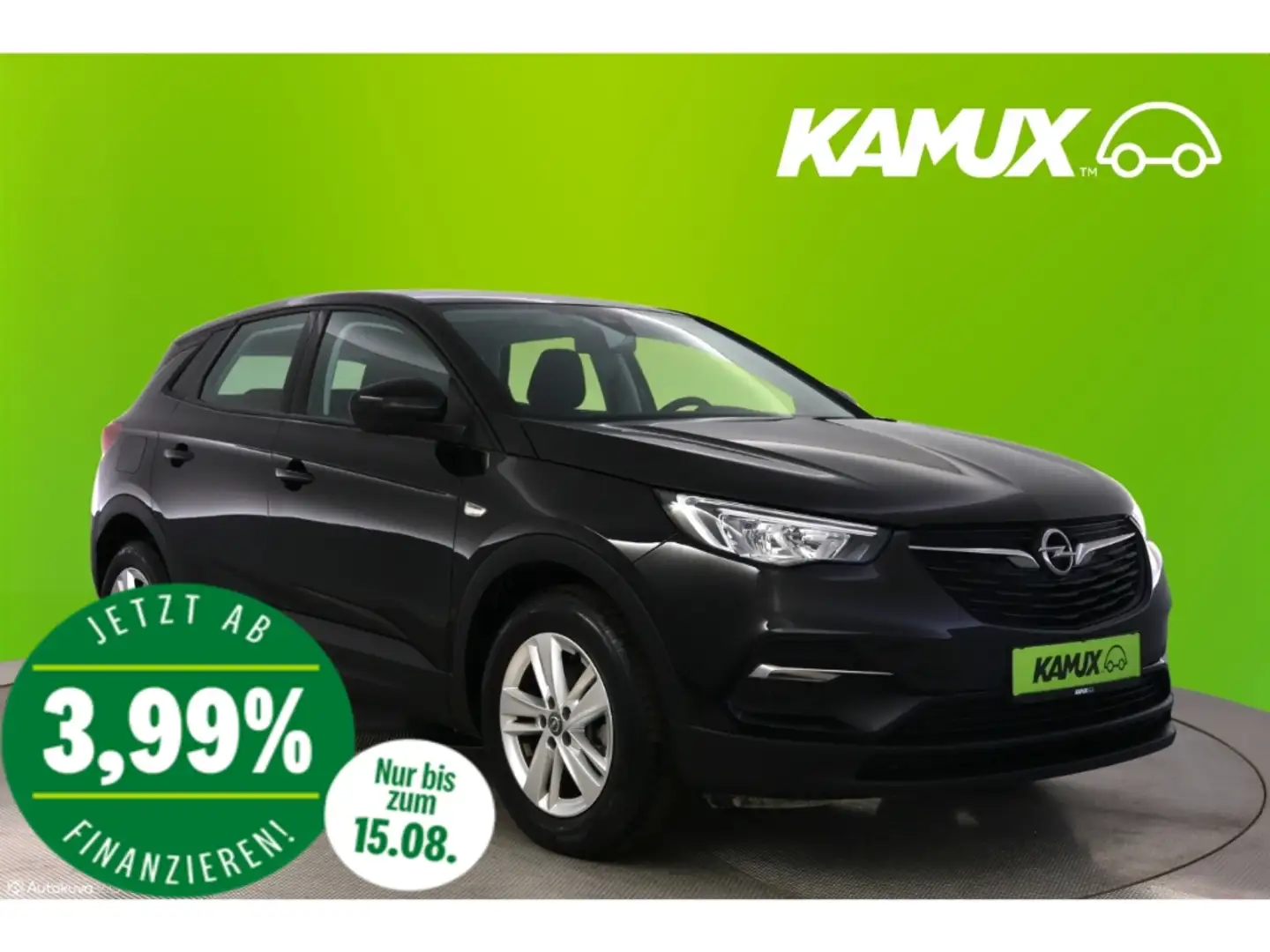 Opel Grandland X 1.2T Aut.Edition+LED+CARPLAY+PDC Negro - 1