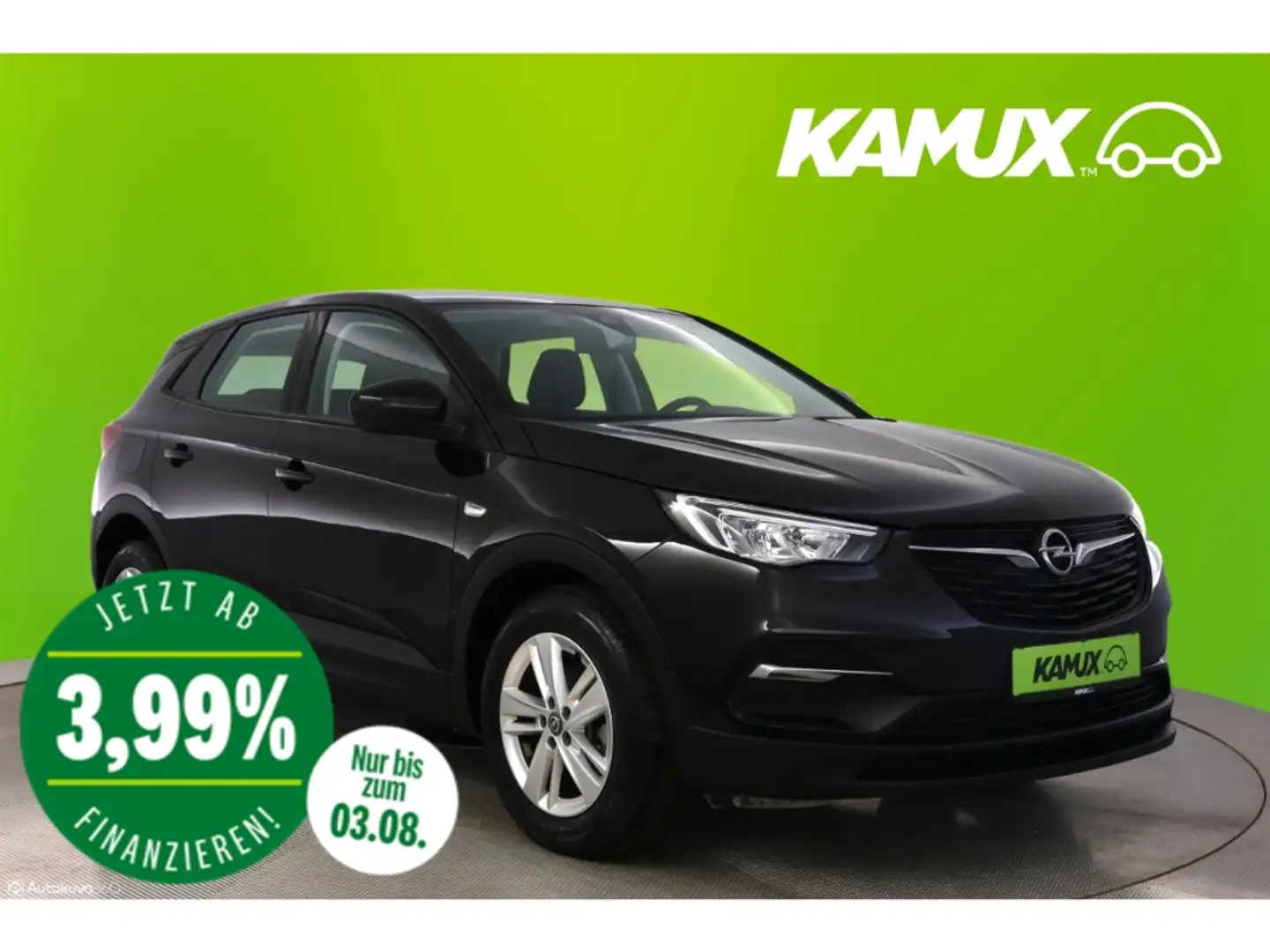 Opel Grandland X 1.2T Aut.Edition+LED+NAVI+CARPLAY Чорний - 1