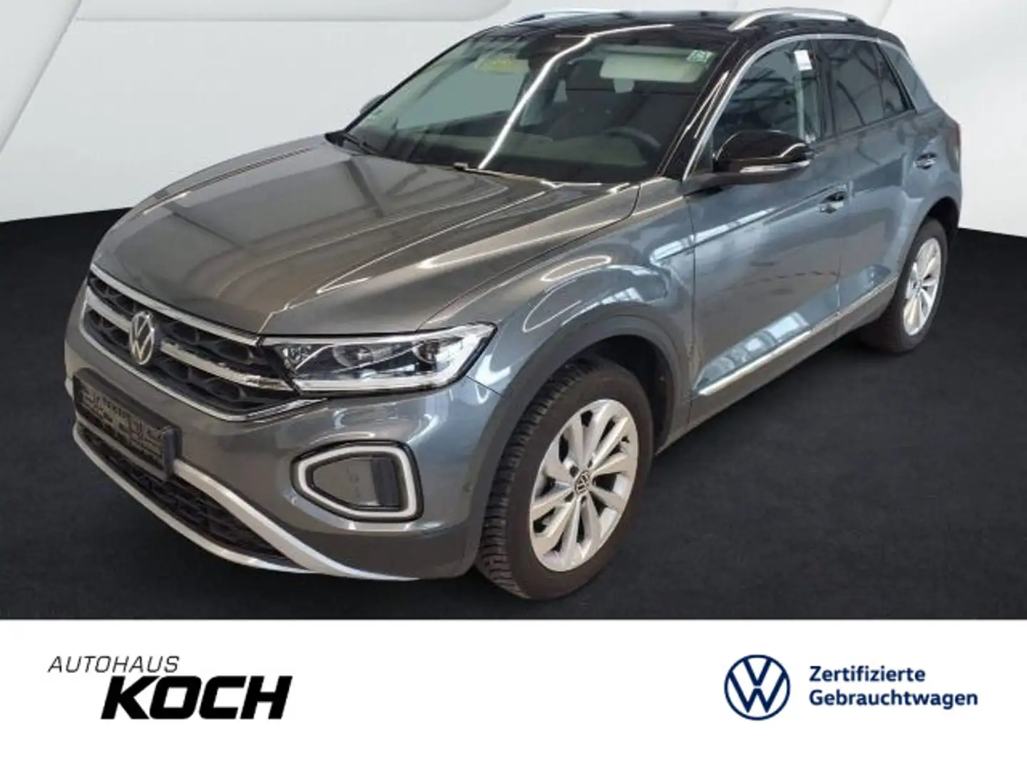 Volkswagen T-Roc 1.5TSI Style DSG Navi LED AHK Grau - 1