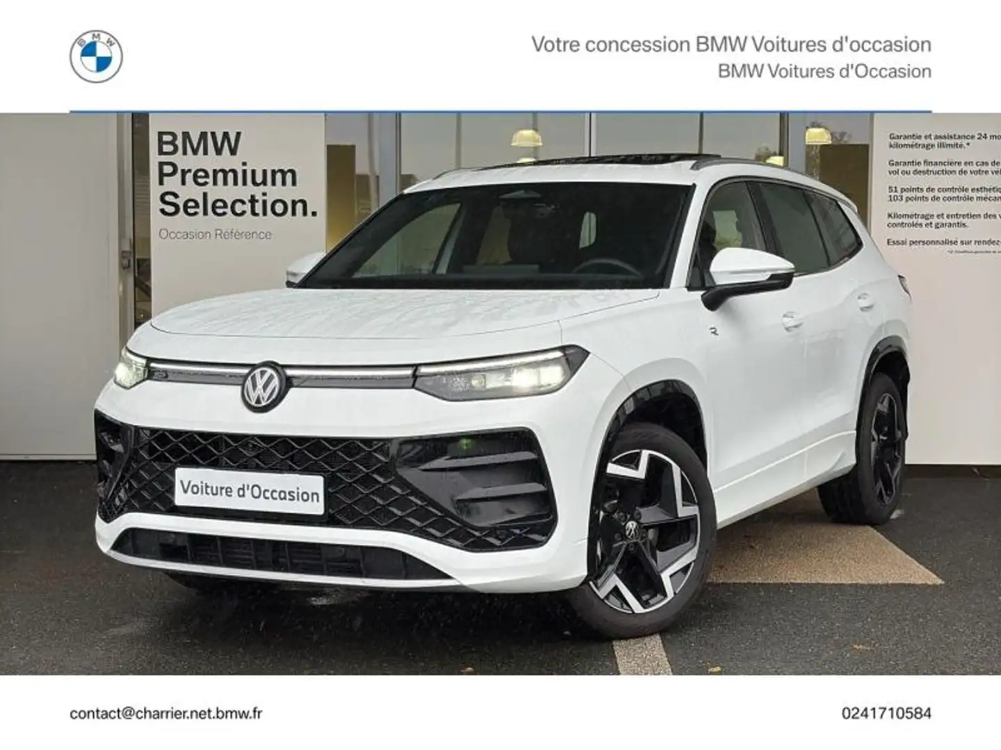 Volkswagen Tayron 1.5 eTSI 150ch R-Line Exclusive DSG7 7 places Blanc - 1