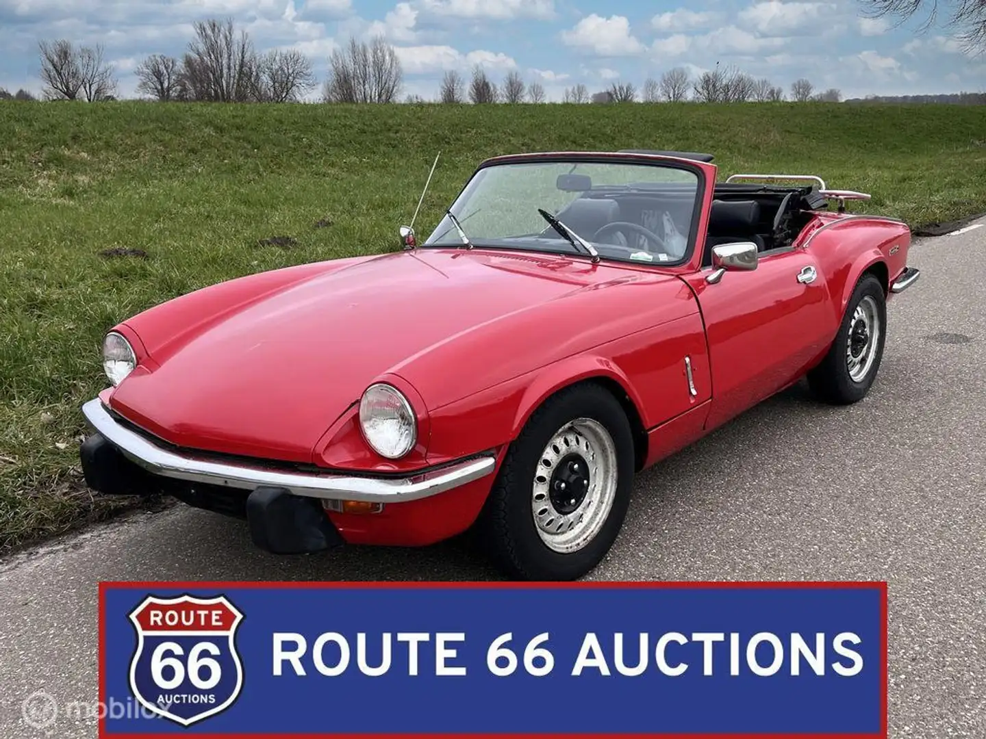 Triumph Spitfire Mk 4 | 1972 | Route 66 Auctions Schwarz - 1