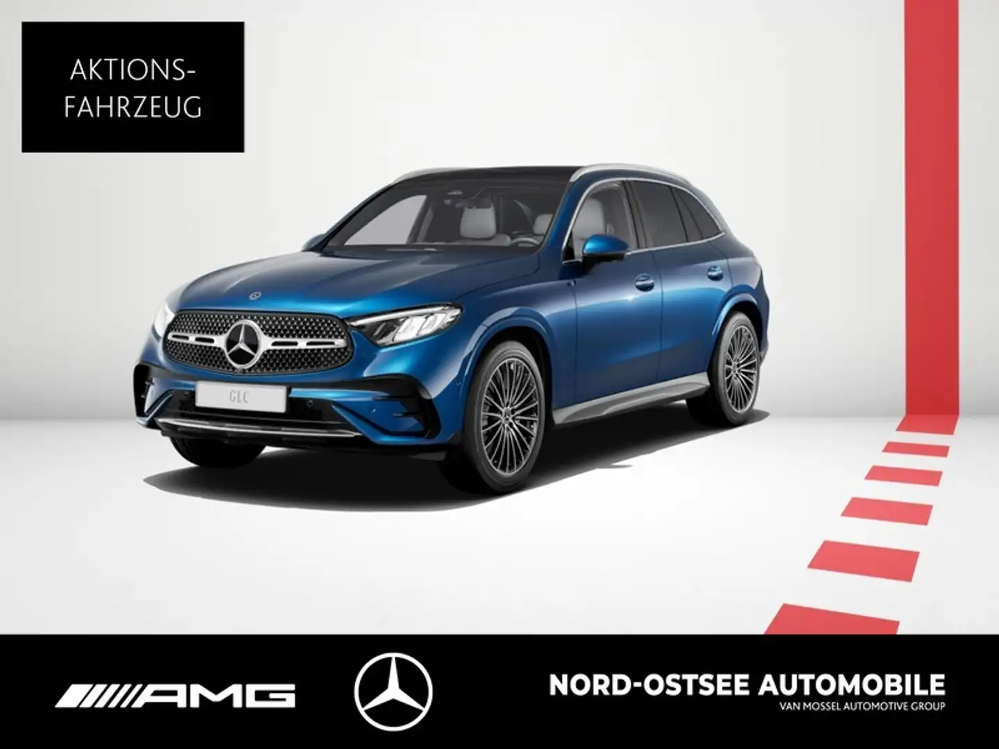 Mercedes-Benz GLC 200 d 4m AMG PANO MEMORY DISTRON KEYLESS Bleu - 1