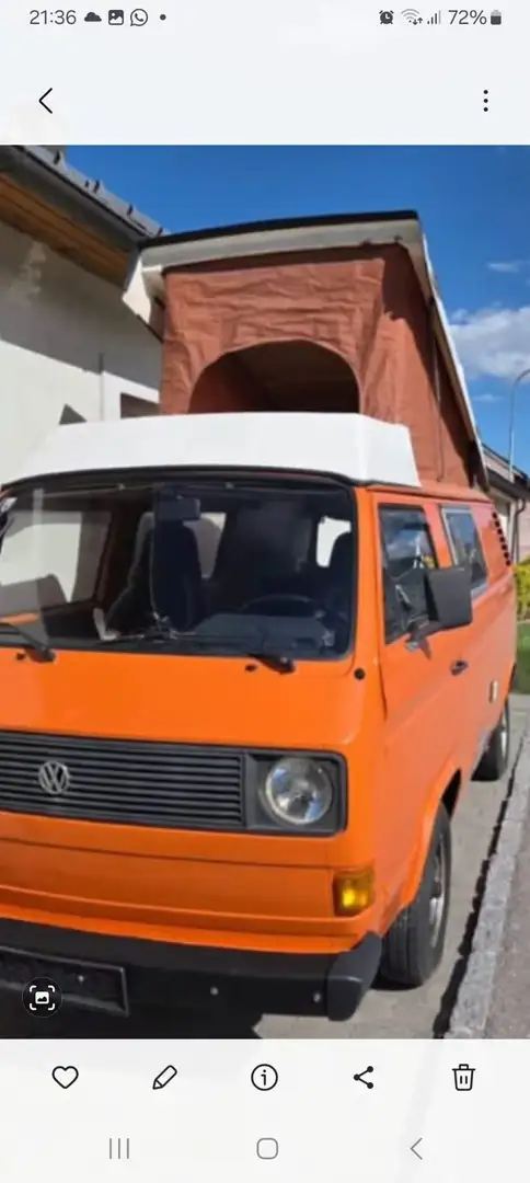 Volkswagen T3 Münnich Umbau Orange - 1