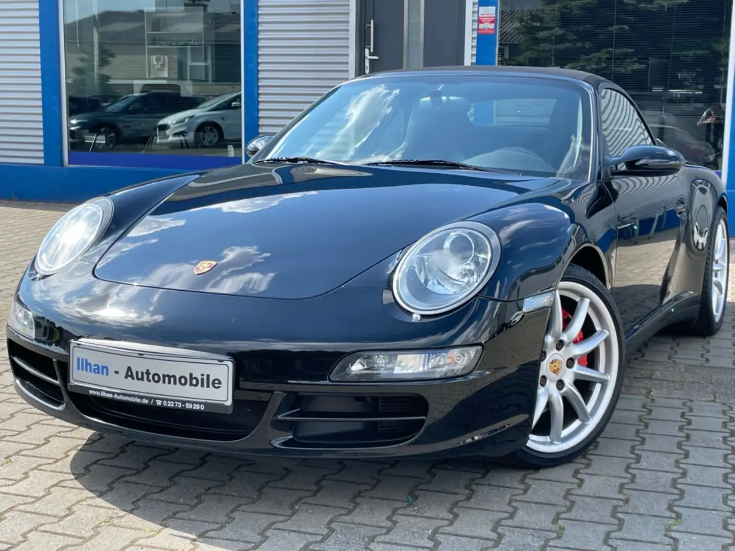 Porsche 911 997 Carrera 4S Cabrio*XEN*LEDER*NAV*PDC*TEMP Nero - 2