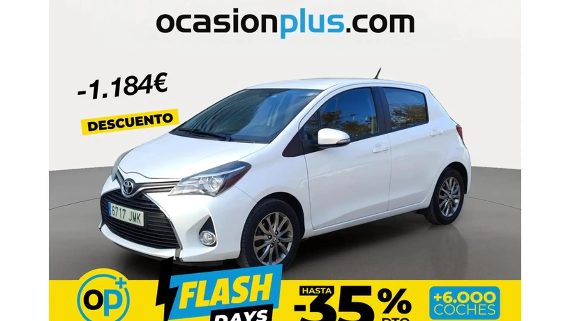 Toyota Yaris 1.3 Active Weiß - 1