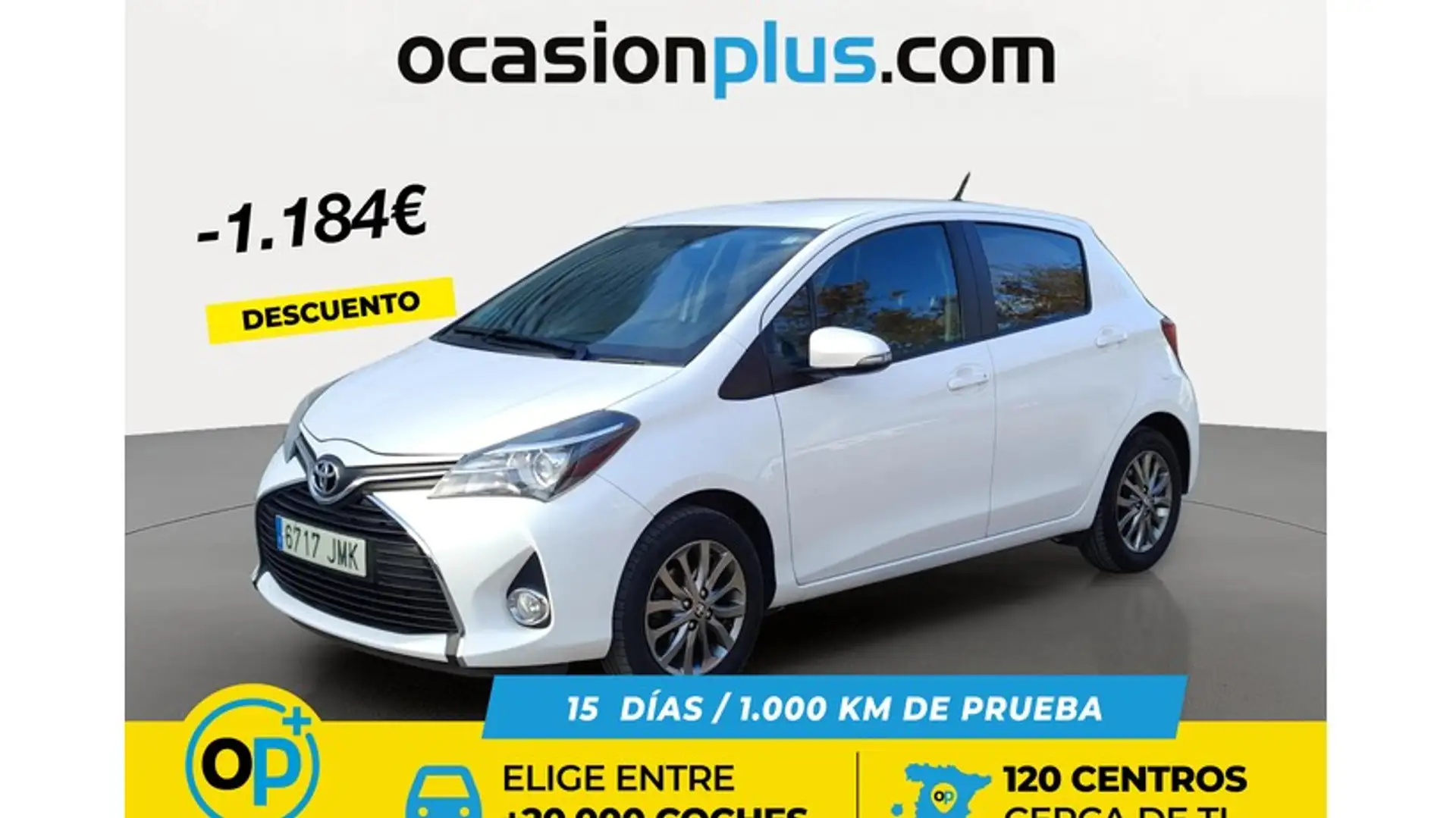 Toyota Yaris 1.3 Active Blanco - 1