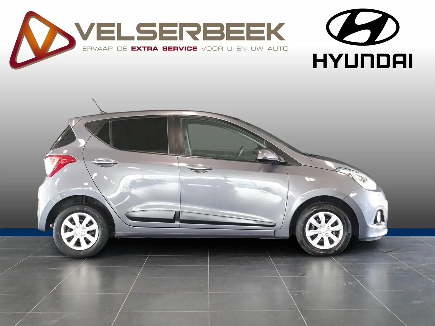 Hyundai i10 1.0i i-Motion Go! *Navigatie/Cruise/ECC/68.260 Km* Gris - 2