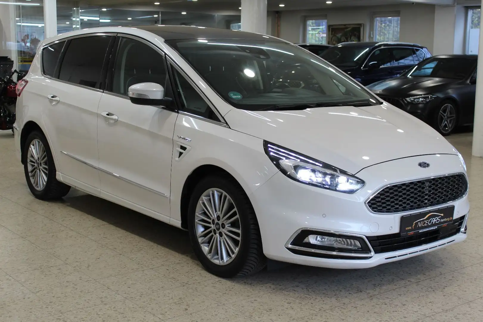 Ford S-Max 2,0"Vignale"Panorama"7 Sitze"Leder"VOLL" Bianco - 2
