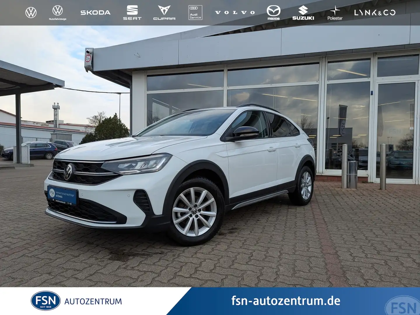 Volkswagen Taigo GOAL1.0 TSI DSG AHK LED KAMERA Weiß - 1
