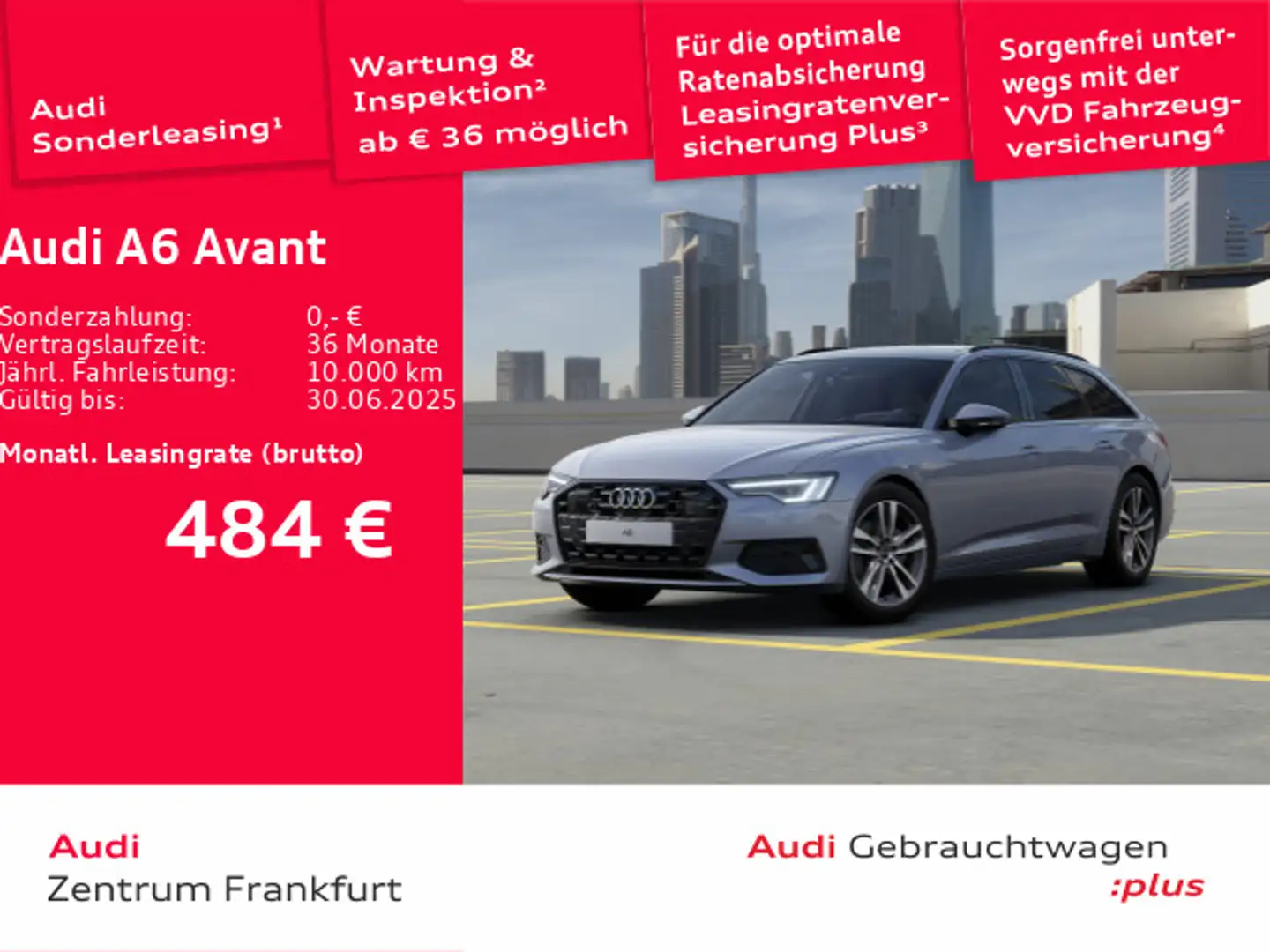 Audi A6 35 TDI S tronic sport advanced MatrixLE Silber - 1