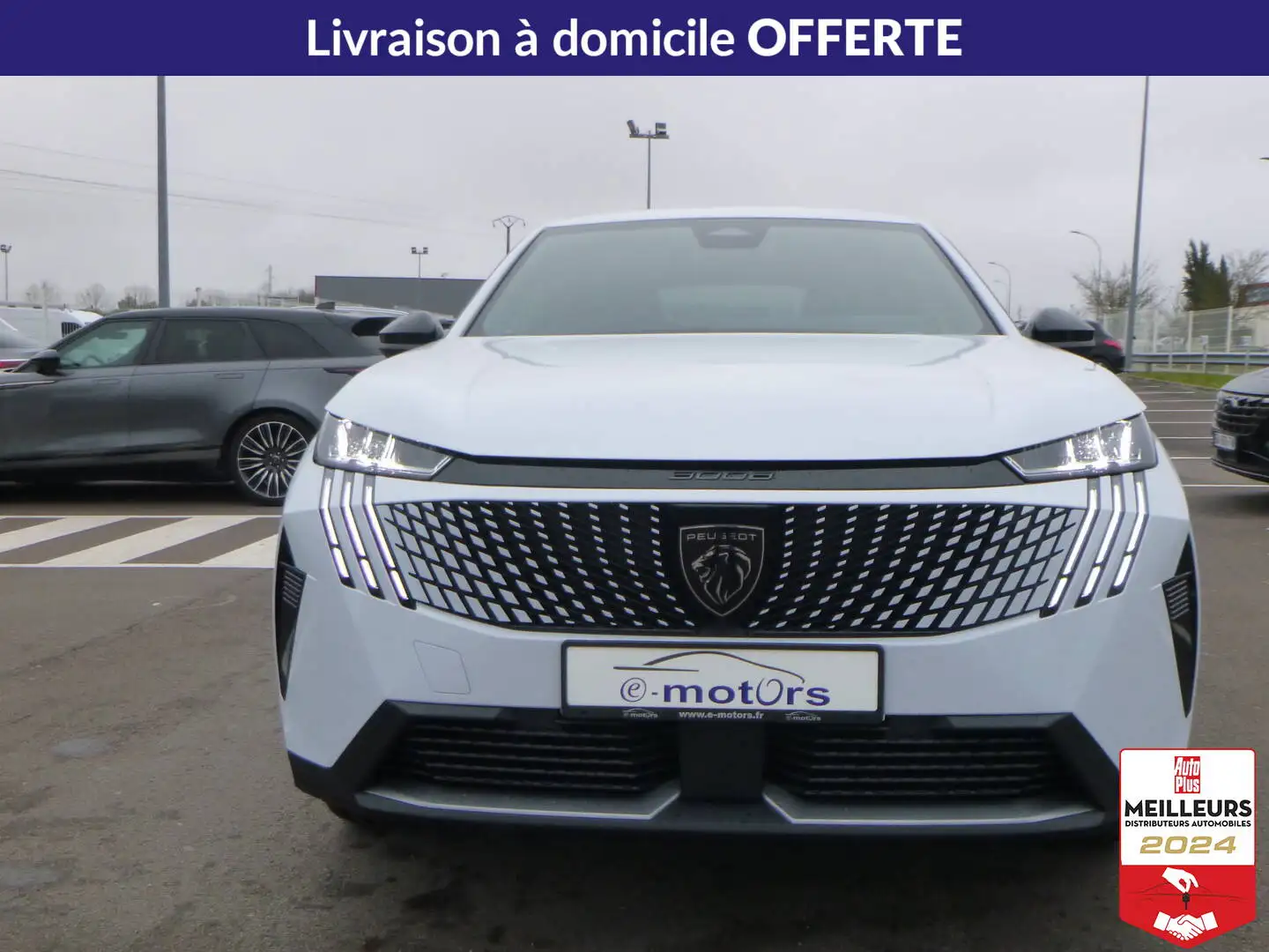 Peugeot 3008 Hybrid 145 e-DCS6 Allure +Pack Panoramic Navigatio Blanc - 2