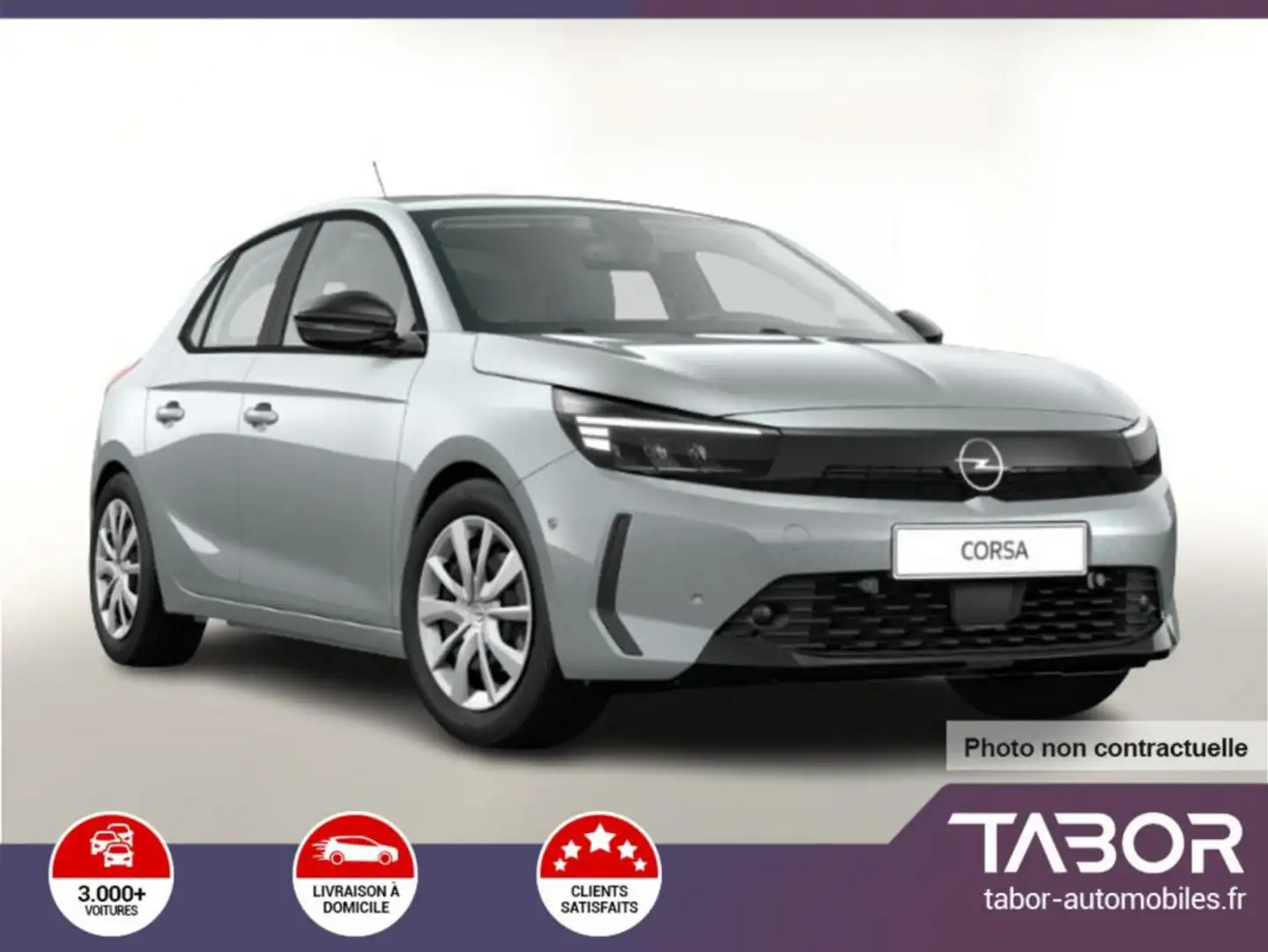 Opel Corsa 1.2 Turbo 100 Edition LED régulateur Argent - 1