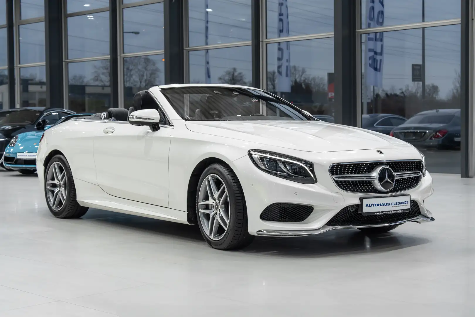 Mercedes-Benz S 500 Cabriolet *AMG-LINE*BURM*NACHT*HEAD.UP*360* Weiß - 2