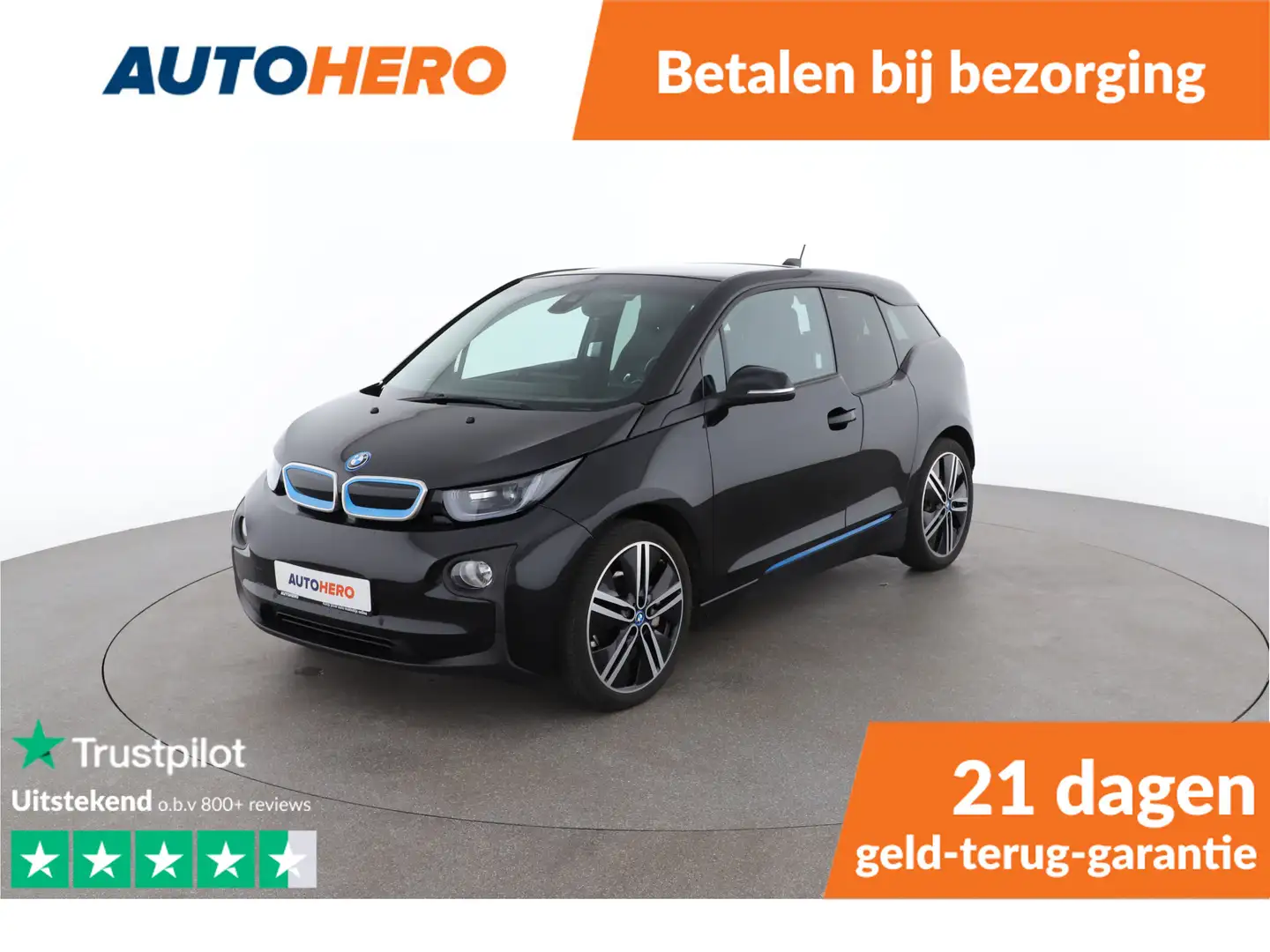 BMW i3 Basis 94Ah 33 kWh 170PK | HD79861 | Navi | Leder | Zwart - 1