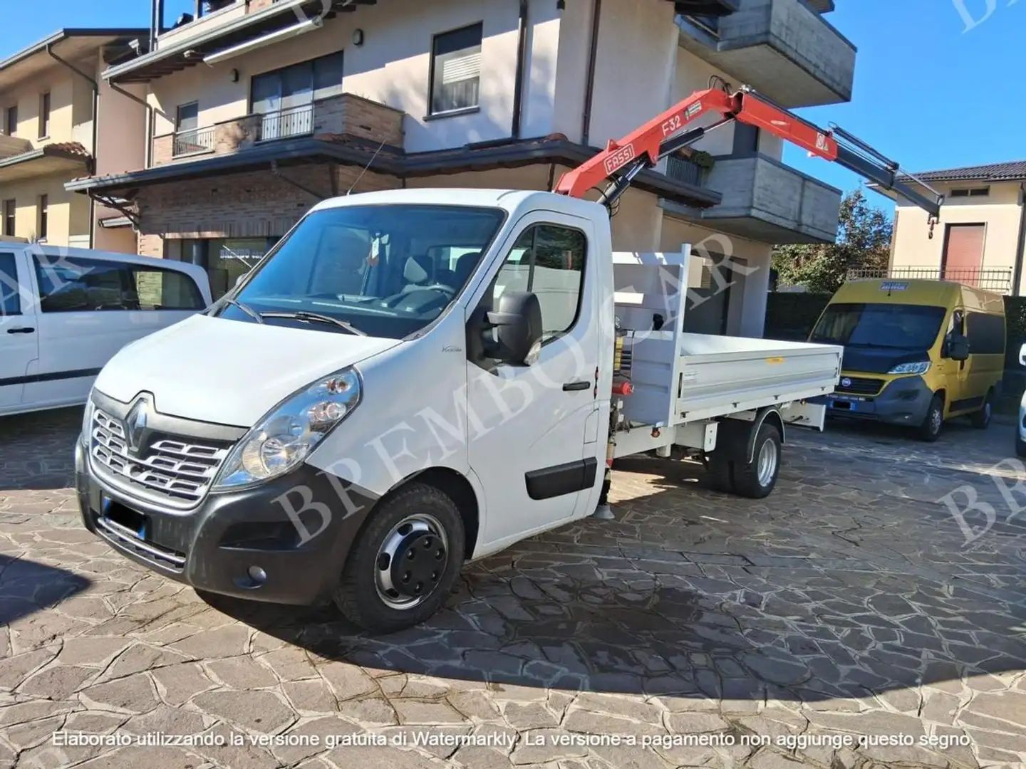 Renault Master CASS. FISSO GRU FASSI Bianco - 1