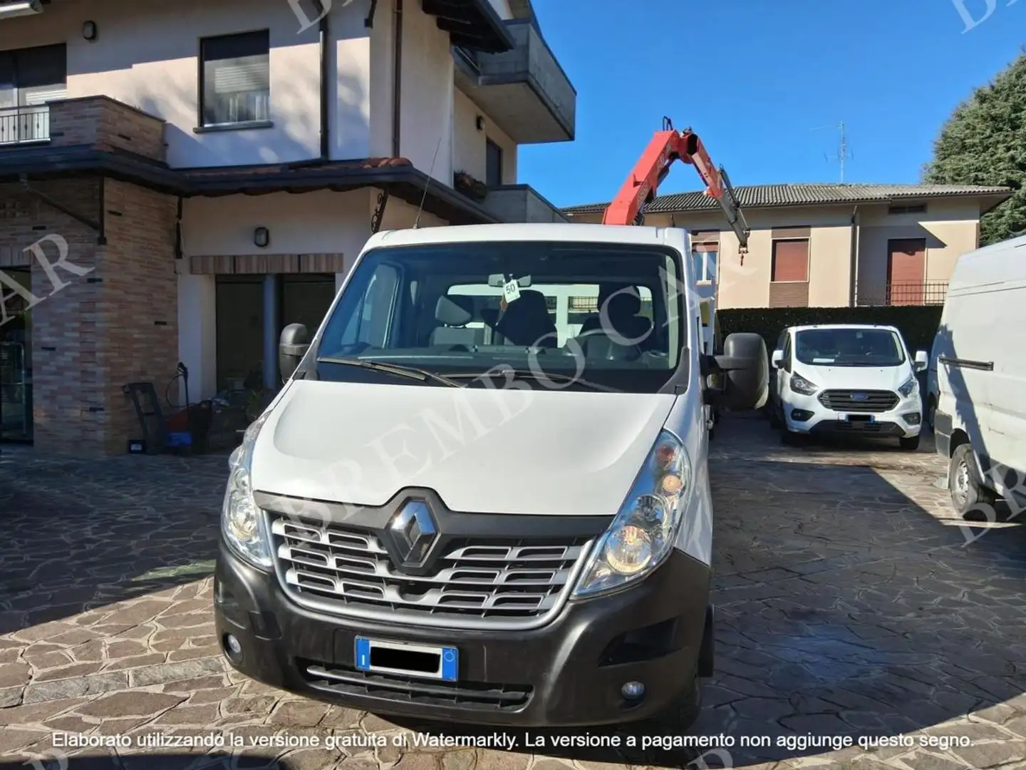 Renault Master CASS. FISSO GRU FASSI Bianco - 2
