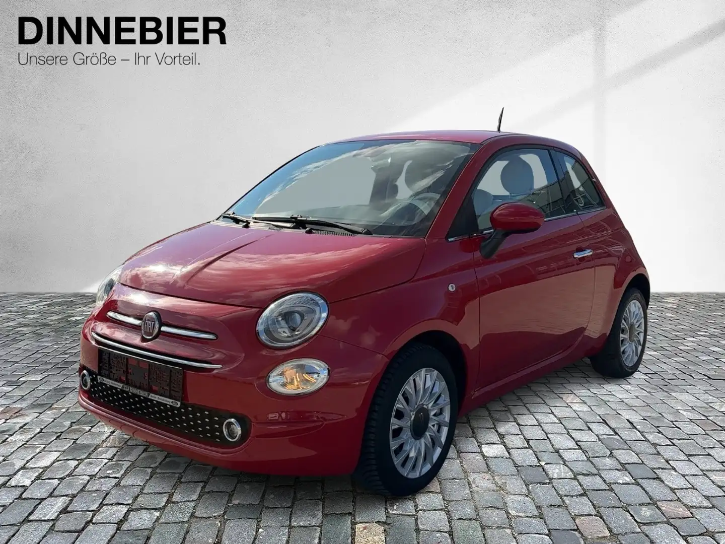 Fiat 500 Lounge PDC*KLIMA*TEMPOMAT*REGENSENSOR Rojo - 2