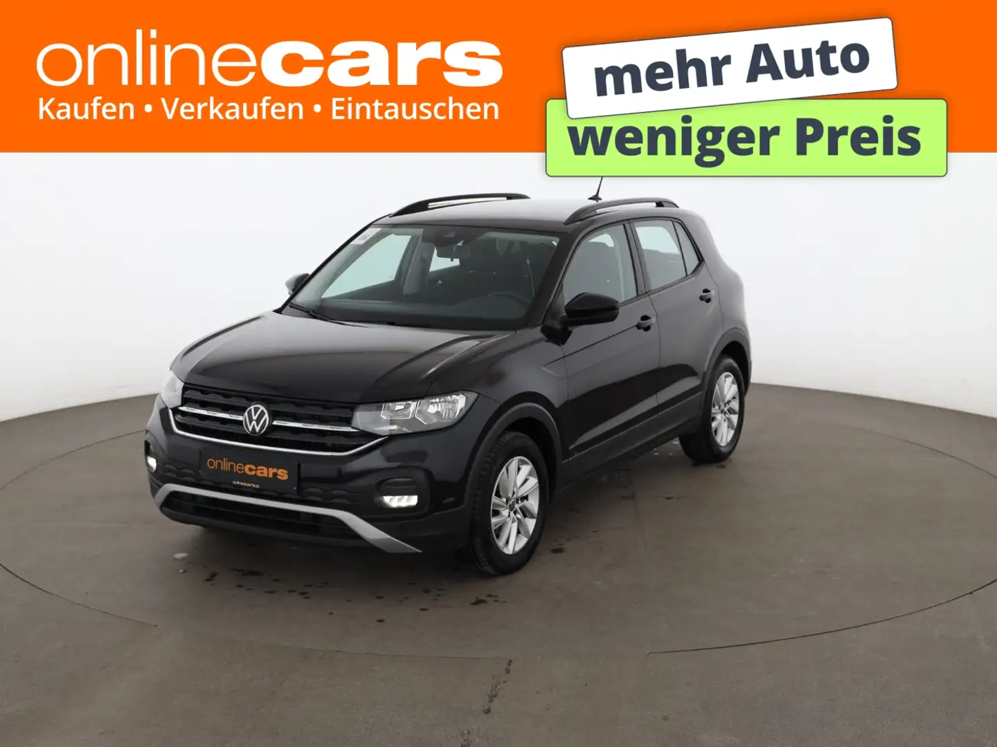 Volkswagen T-Cross 1.5 TSI Life Aut AHK NAVI R-CAM ASSIST Schwarz - 1