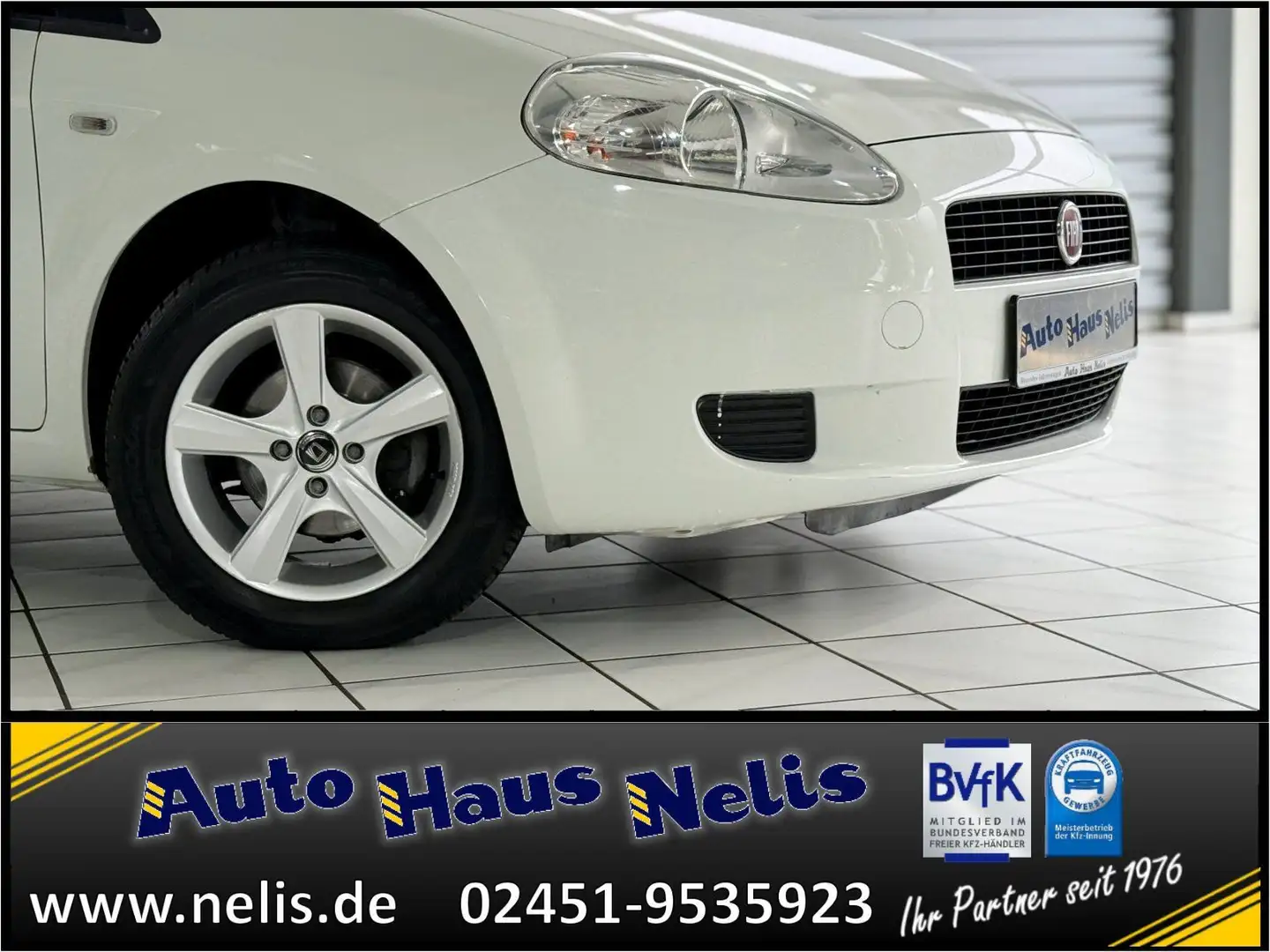 Fiat Grande Punto 1,3 JTD Klima 4Season MP3 Weiß - 2