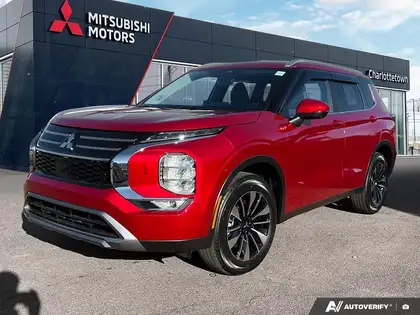 Red 2025 Mitsubishi Outlander LE S-AWC SUV / Crossover Continuously Variable Transmission