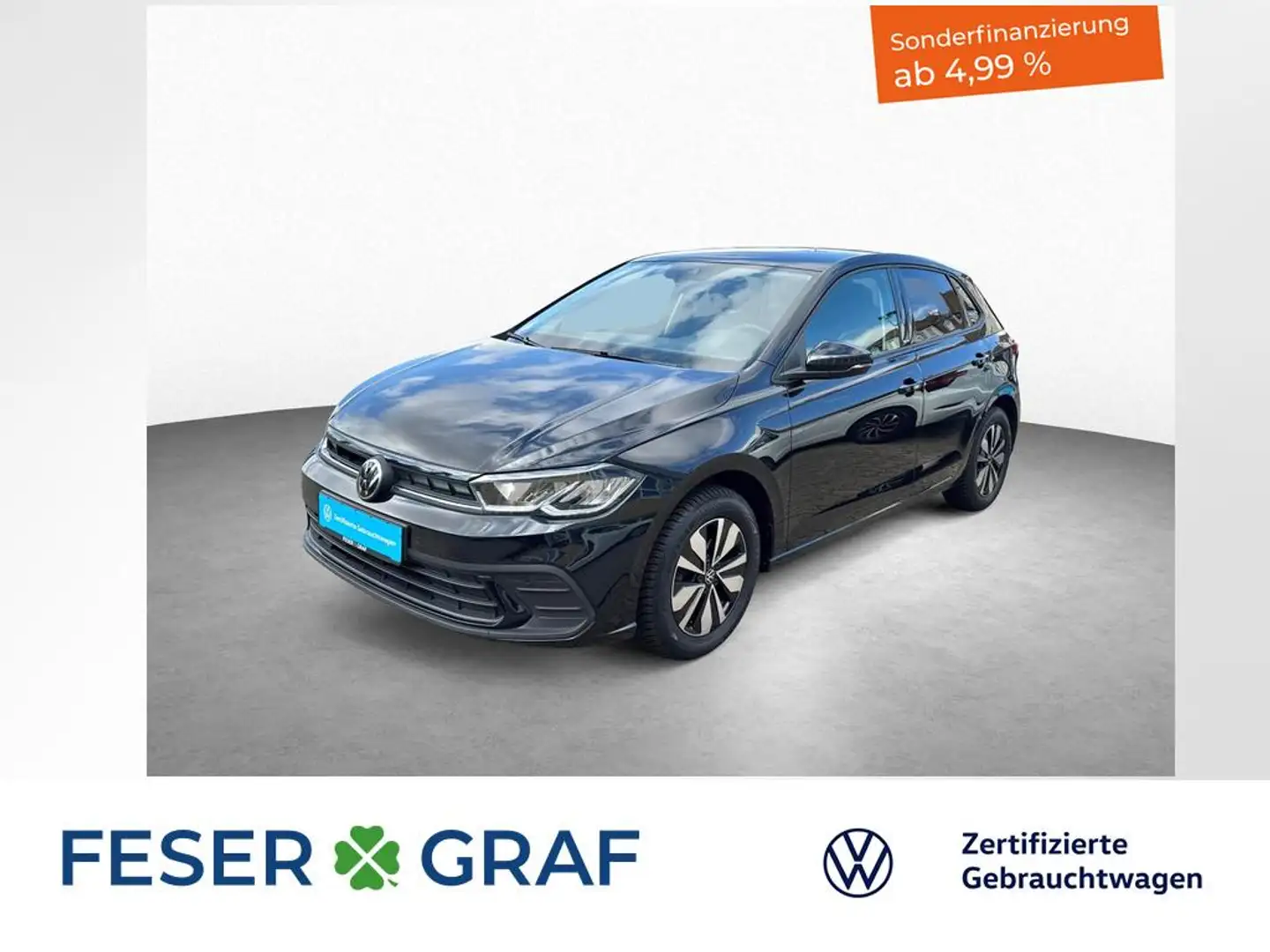 Volkswagen Polo MOVE 1.0 TSI 7-DSG NAVI KAMERA GJR Schwarz - 1