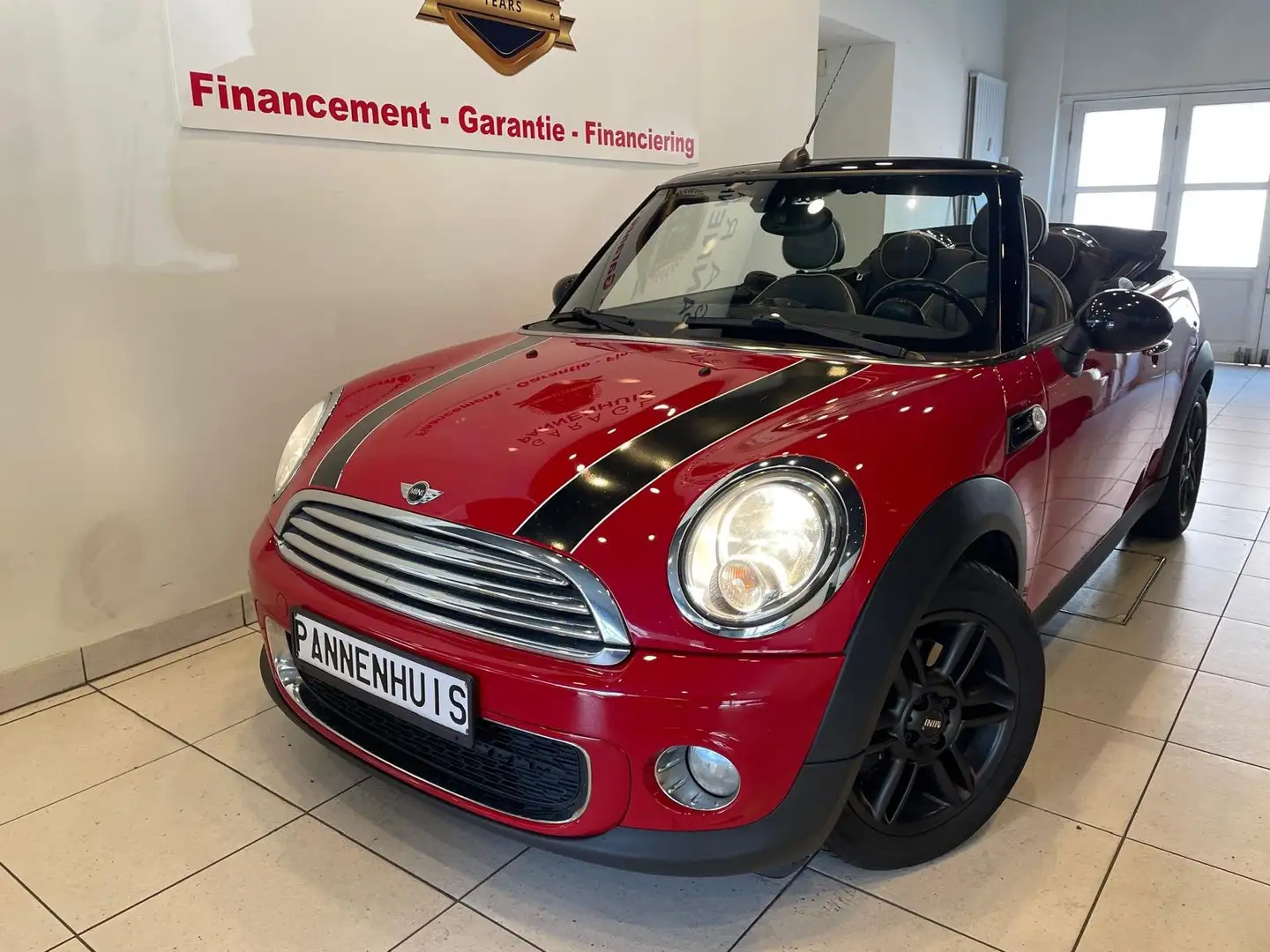 MINI Cooper D Cabrio Cabriolet 1.6 DPF Rouge - 1