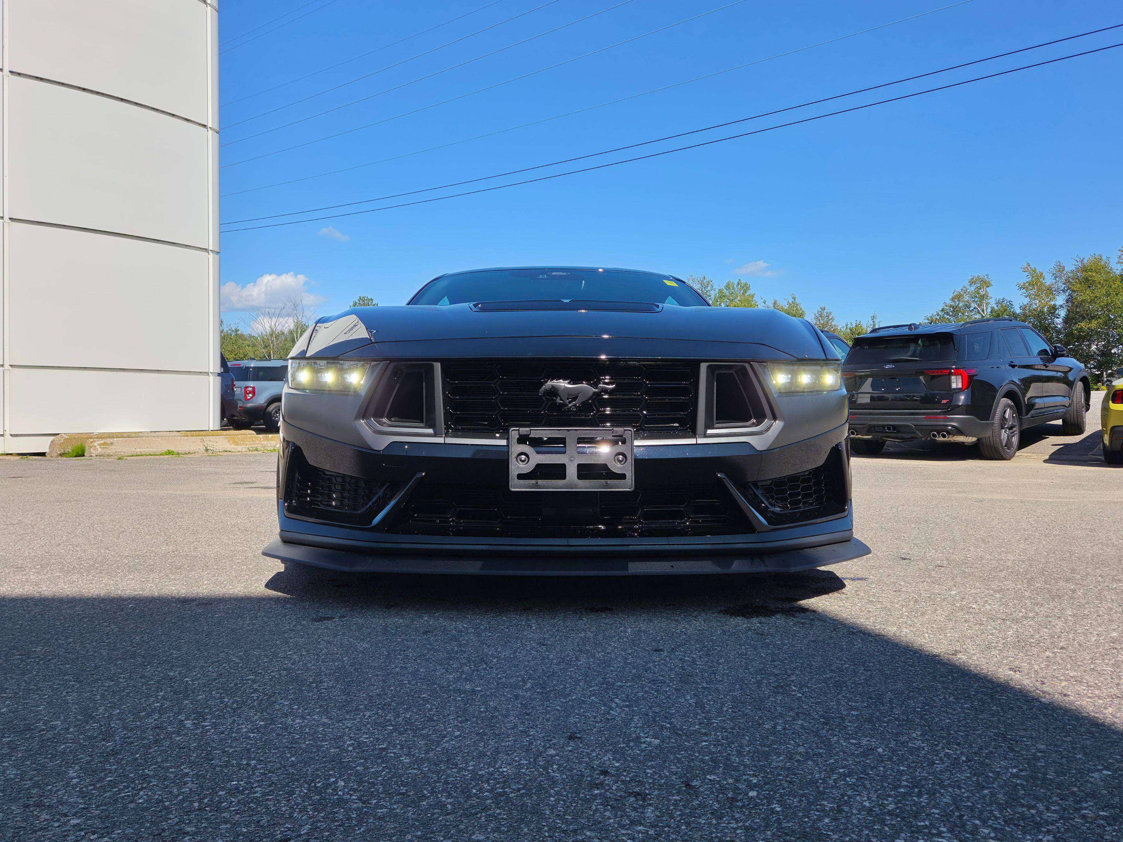 Black 2024 Ford Mustang Coupe Rear-Wheel Drive Automatic