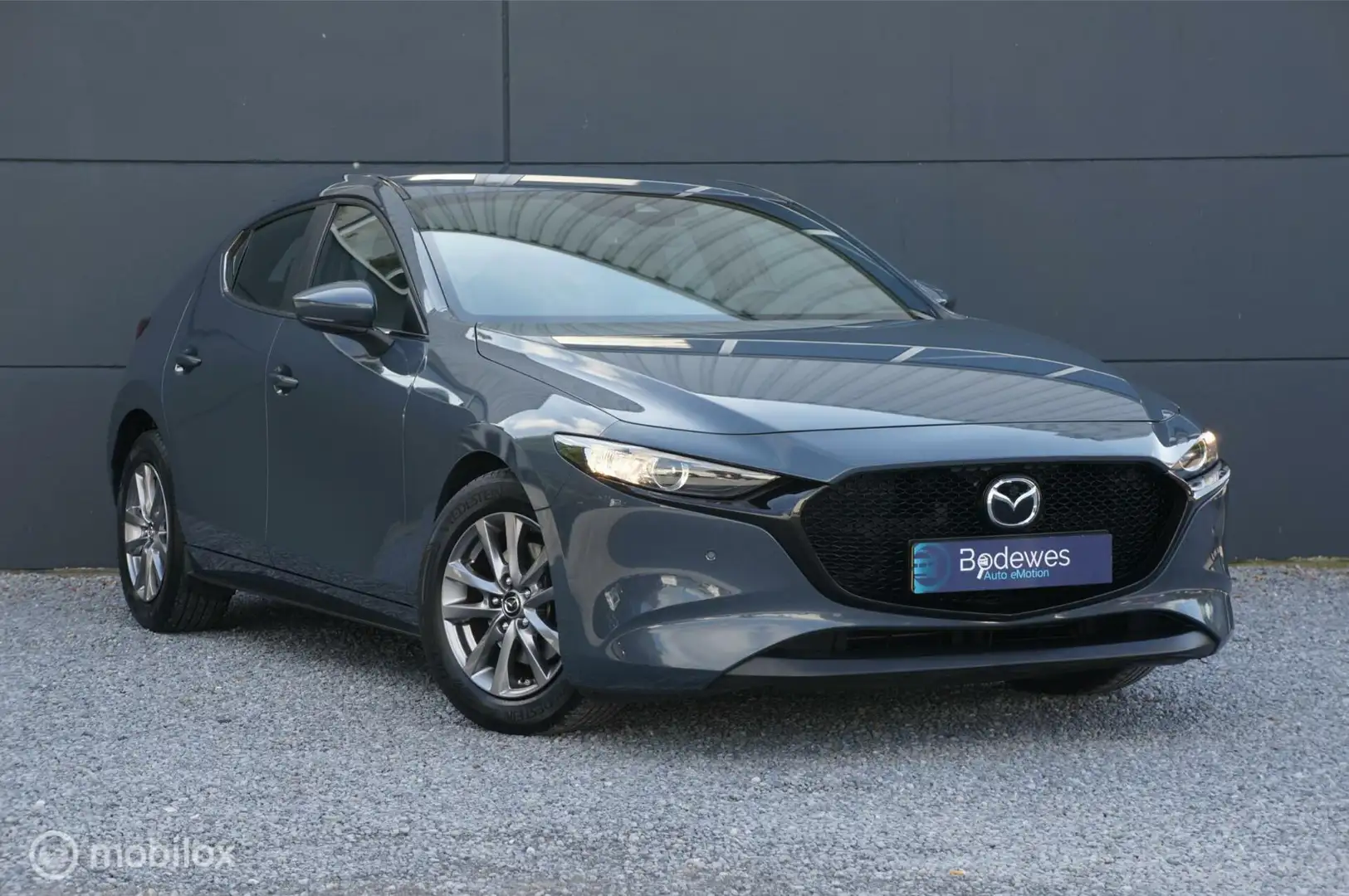 Mazda 3 2.0 e-SkyActiv-G M Hybrid 122 Comfort Bose Leder ! Grijs - 1