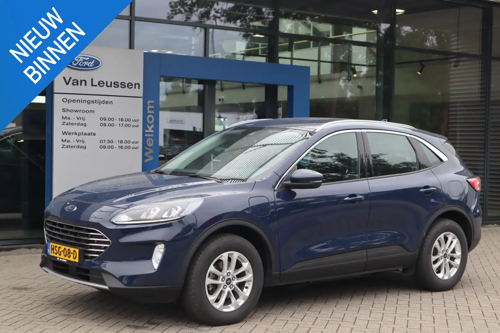 Ford Kuga 2.5 PHEV Titanium APPLE/ANDROID PARK-SENSOREN NAVI Blauw - 1