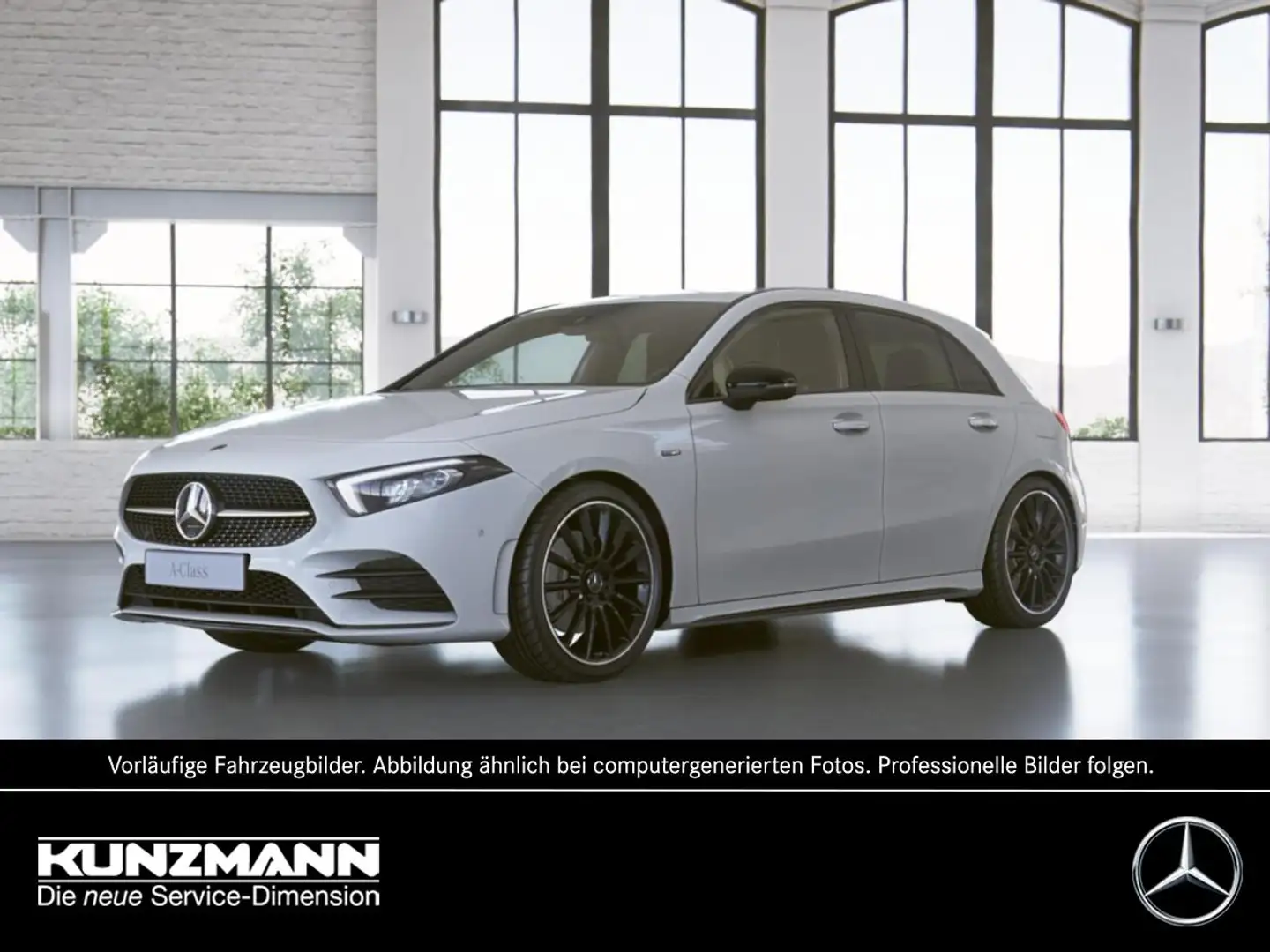 Mercedes-Benz A 250 e AMG Night MBUX Navi Ambiente SHZ SpurH Weiß - 1